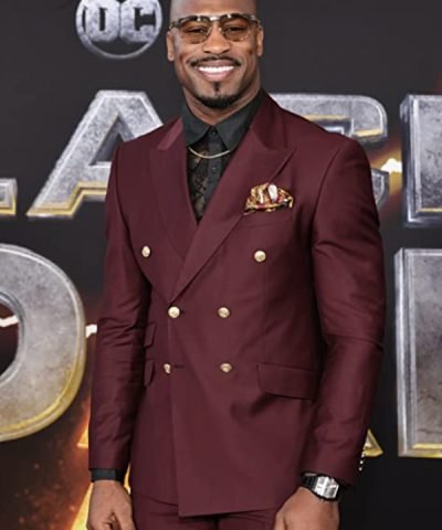 Black Adam 2022 Vernon Davis Maroon Suit