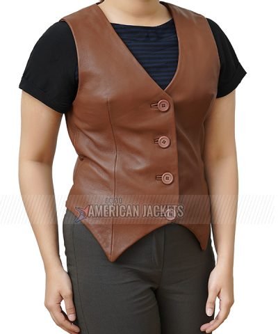 The Dukes of Hazzard Jessica Simpson Brown Vest