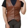 The Dukes of Hazzard Jessica Simpson Brown Vest