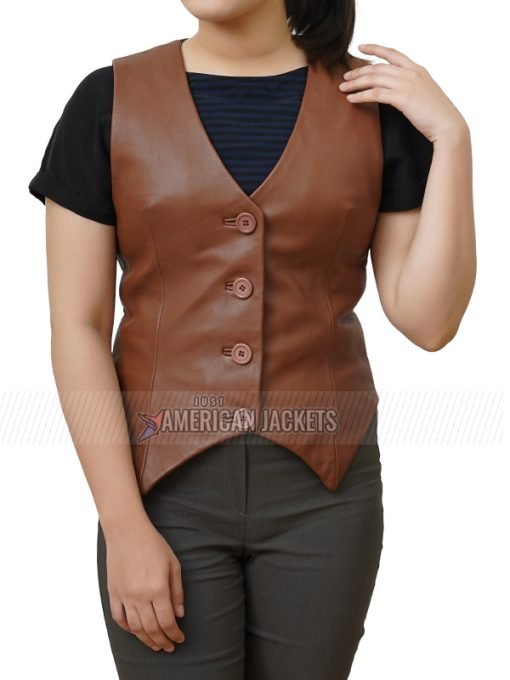 The Dukes of Hazzard Jessica Simpson Brown Vest