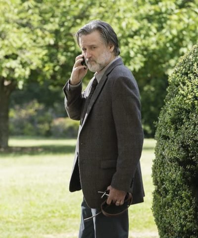 Bill Pullman The Sinner S01 Brown Wool Blazer