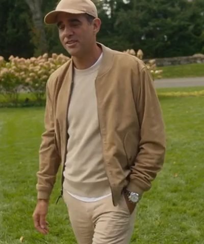 The Watcher S01 Bobby Cannavale Bomber Leather Jacket