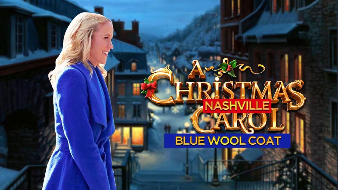 Vivian A Nashville Christmas Carol Blue Wool Coat