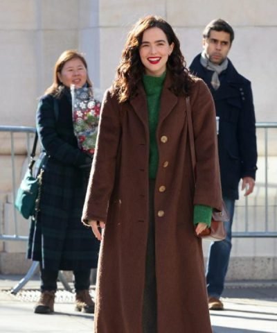 Something from Tiffany's Rachel Meyer Brown Wool Coat