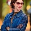 Armageddon Time Anne Hathaway Leather Coat