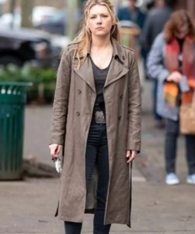 Big Sky Katheryn Winnick Brown Trench Coat