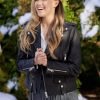 #Xmas Lillian Doucet-Roche Biker Leather Jacket