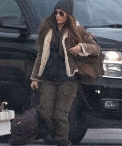 The Mother Jennifer Lopez Shearling Jacket