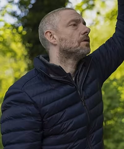 The Responder 2022 Martin Freeman Puffer Jacket