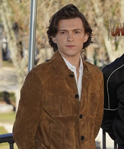 Uncharted Tom Holland Brown Leather Jacket