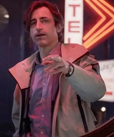 White Noise Noah Baumbach Beige Hooded Jacket