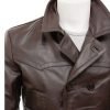 Men’s Double Breasted Brown Coat