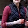 Jaimie Alexander Blindspot Jane Doe Black Puffer Vest