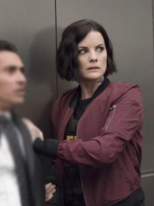 Blindspot Jaimie Alexander Maroon Jacket