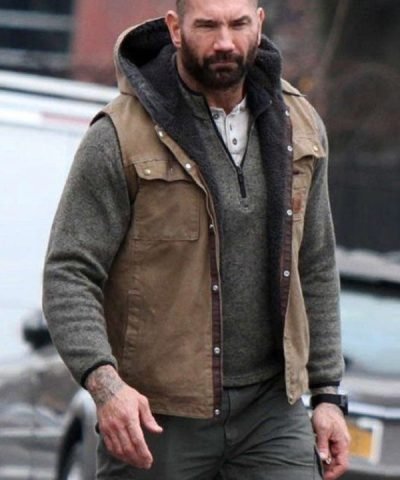 Dave Bautista Bushwick 2017 Stupe Cotton Hooded Vest