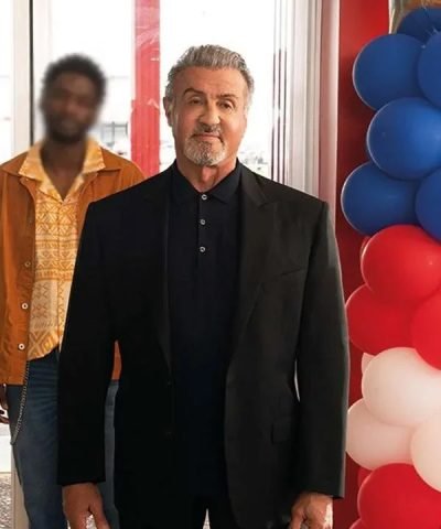 Sylvester Stallone Tulsa King Dwight ‘The General’ Manfredi Black Suit