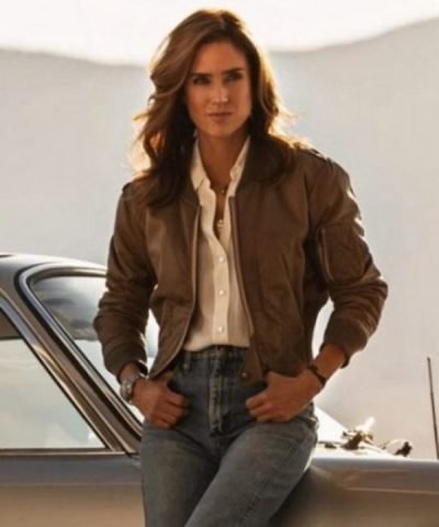 Top Gun Maverick Jennifer Connelly Brown Jacket