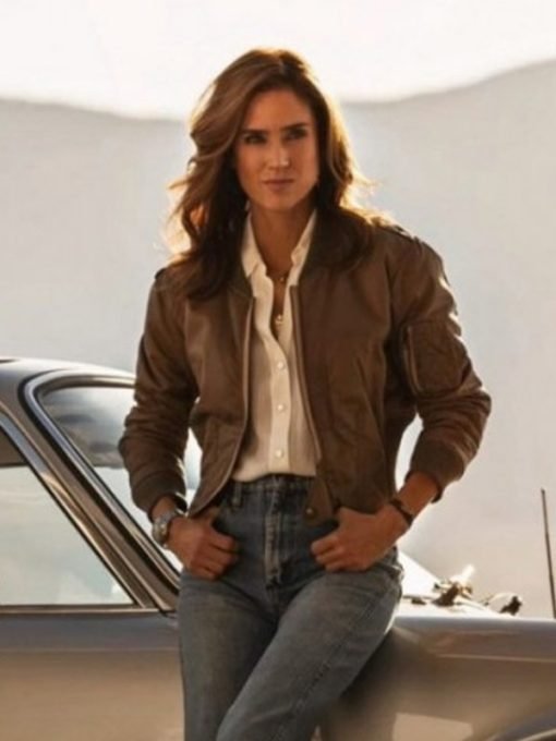 Top Gun Maverick Jennifer Connelly Brown Jacket