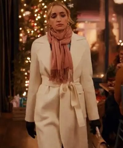 Brianne Howey Ginny And Georgia 2021 Georgia Miller White Trench Coat