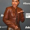 Nikita Divinity 2023 Karrueche Tran Brown Leather Jacket