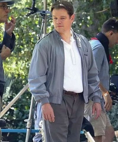 Air Matt Damon Grey Jacket