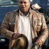 Luther Stickell Mission Impossible Rogue Nation Ving Rhames Brown Leather Jacket