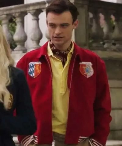 Gossip Girl Max Wolfe Red Wool Jacket