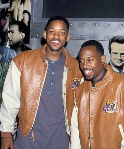 Mike Lowrey Bad Boys Will Smith Planet Hollywood Leather Varsity Jacket