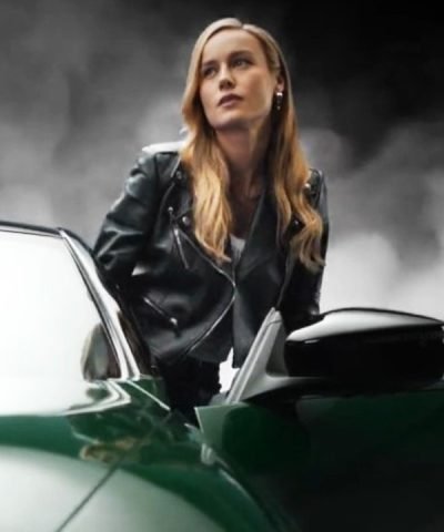 Tess Fast X 2023 Brie Larson Black Leather Jacket