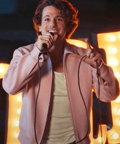 Music Video Light Switch Charlie Puth Pink Leather Jacket