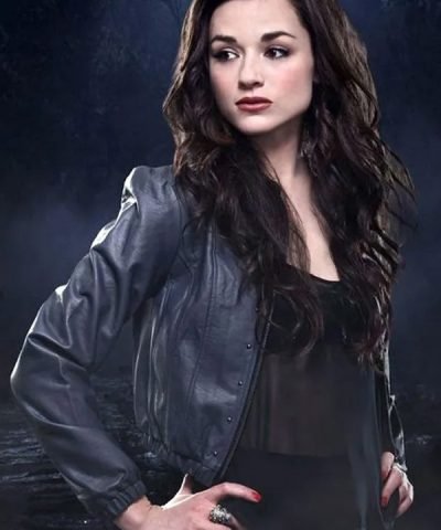 Allison Argent Teen Wolf The Movie 2023 Crystal Reed Black Leather Jacket