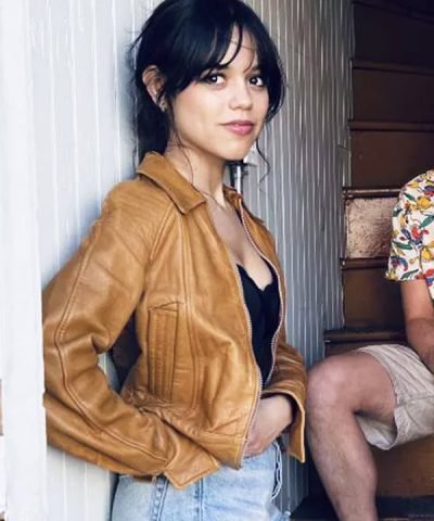 Jenna Ortega Finestkind (2023) Nicky Brown Leather Jacket