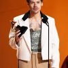 Annual Grammy Awards 2023 Harry Styles White Wool Jacket