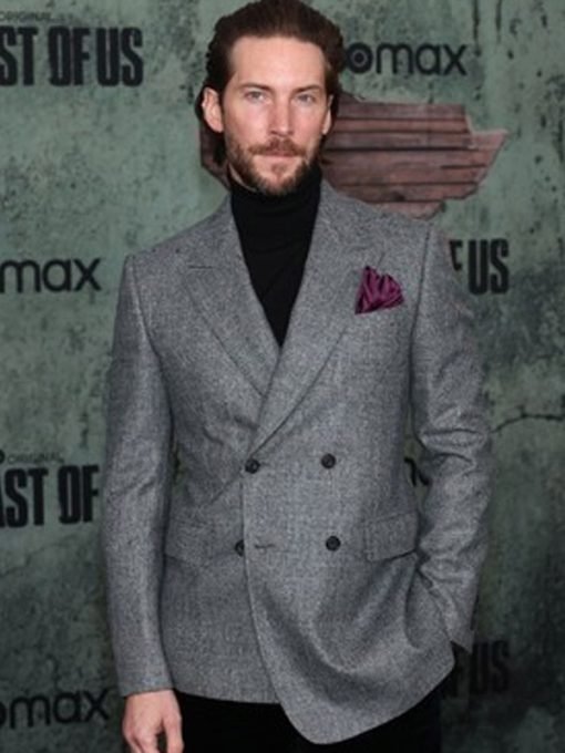 The Last Of Us Troy Baker Grey Blazer