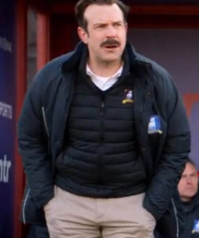 TV Series Ted Lasso Jason Sudeikis Black Jacket