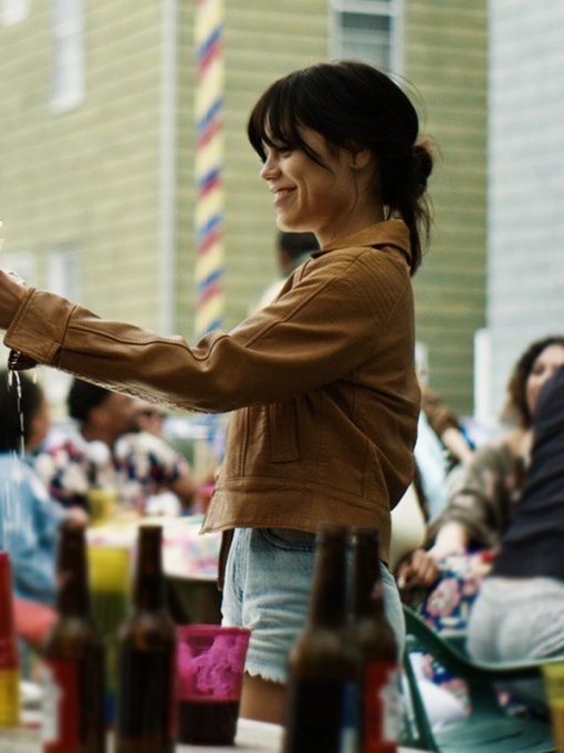 Finestkind Jenna Ortega Brown Jacket