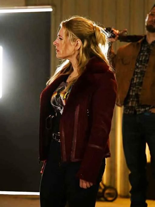 Big Sky Katheryn Winnick Maroon Jacket