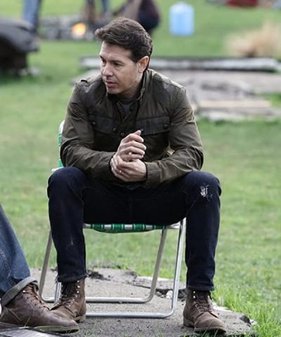 Jon Seda La Brea Green Cotton Jacket