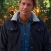 Jesse One True Loves Luke Bracey Blue Cotton Jacket