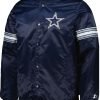 Men's Dallas Cowboys Pick And Roll Blue Varsity Jacket