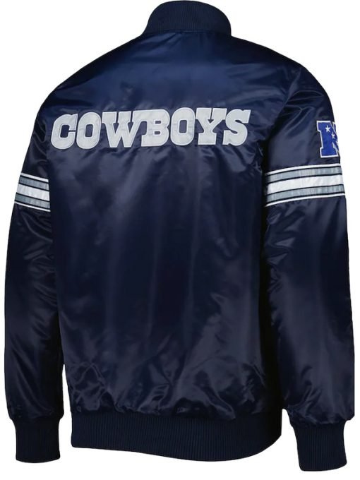 Men's Dallas Cowboys Pick And Roll Blue Jacket