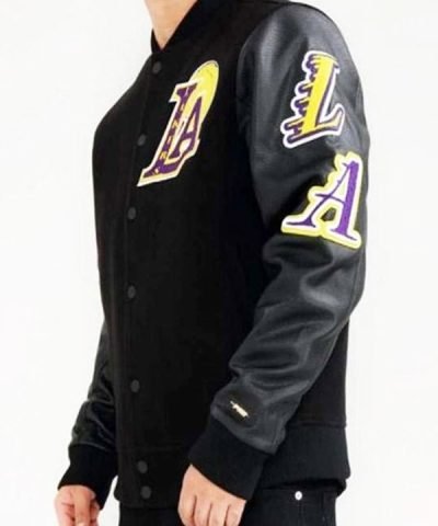 Men's Los Angeles Standard Lakers Black Jacket