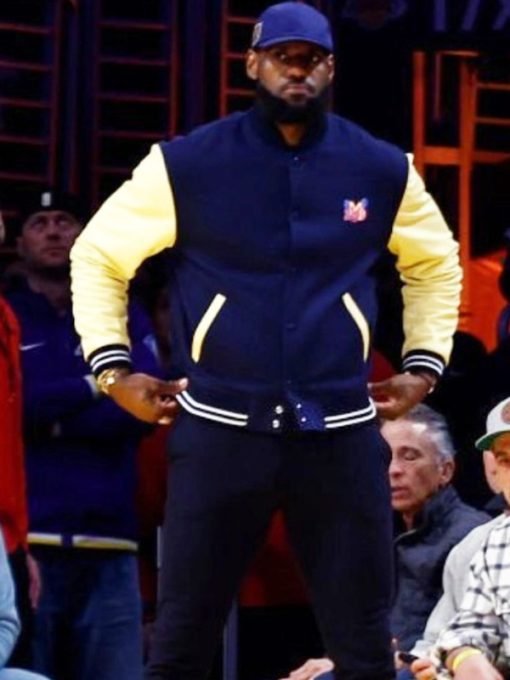 NBA 2023 LeBron James Varsity Bomber Jacket