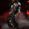 Event NBA All Star 2023 Burna Boy Black Leather Jacket