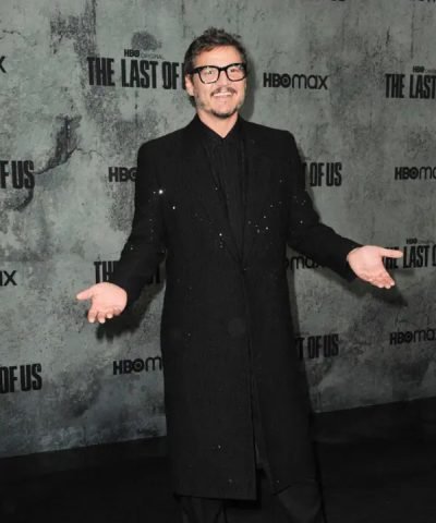 Joel Miller The Last Of Us (2023) Pedro Pascal Black Wool Trench Coat