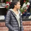 Lilly The Christmas Doctor (2020) Rhinnan Payne Grey Puffer Jacket