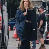 Karen Sirko Daisy Jones & The Six Suki Waterhouse Blue Hooded Coat