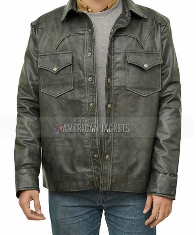 The Walking Dead Governor Black Leather Jacket