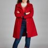 Olivia Welcome To Valentine (2023) Kathryn Davis Red Wool Coat