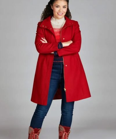 Olivia Welcome To Valentine (2023) Kathryn Davis Red Wool Coat